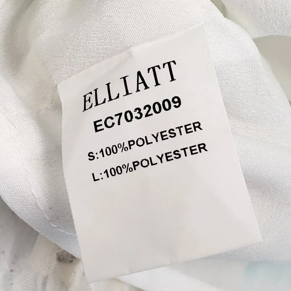 Elliatt Nala 3D Floral Applique One Shoulder Dress Size XS - Picture 9 of 12